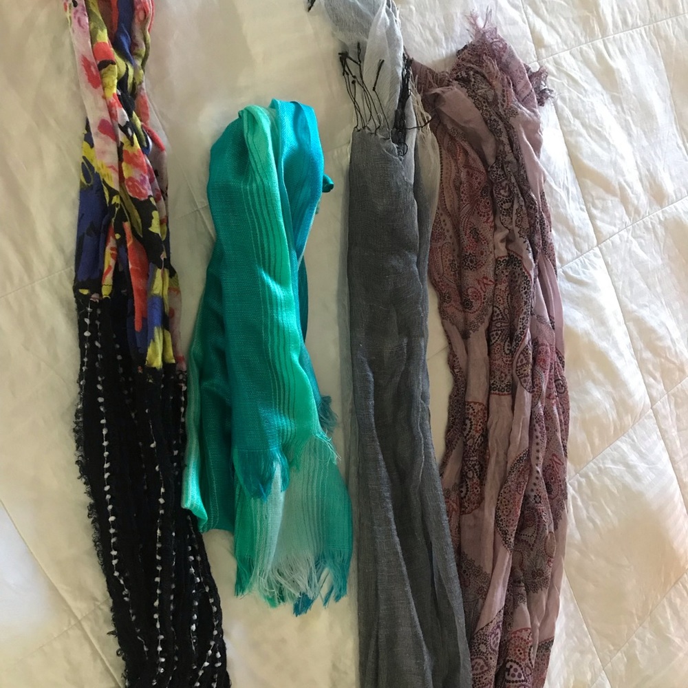 Four scarves